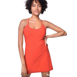 Outdoor Voices Original Exercise Dress, M, Orange